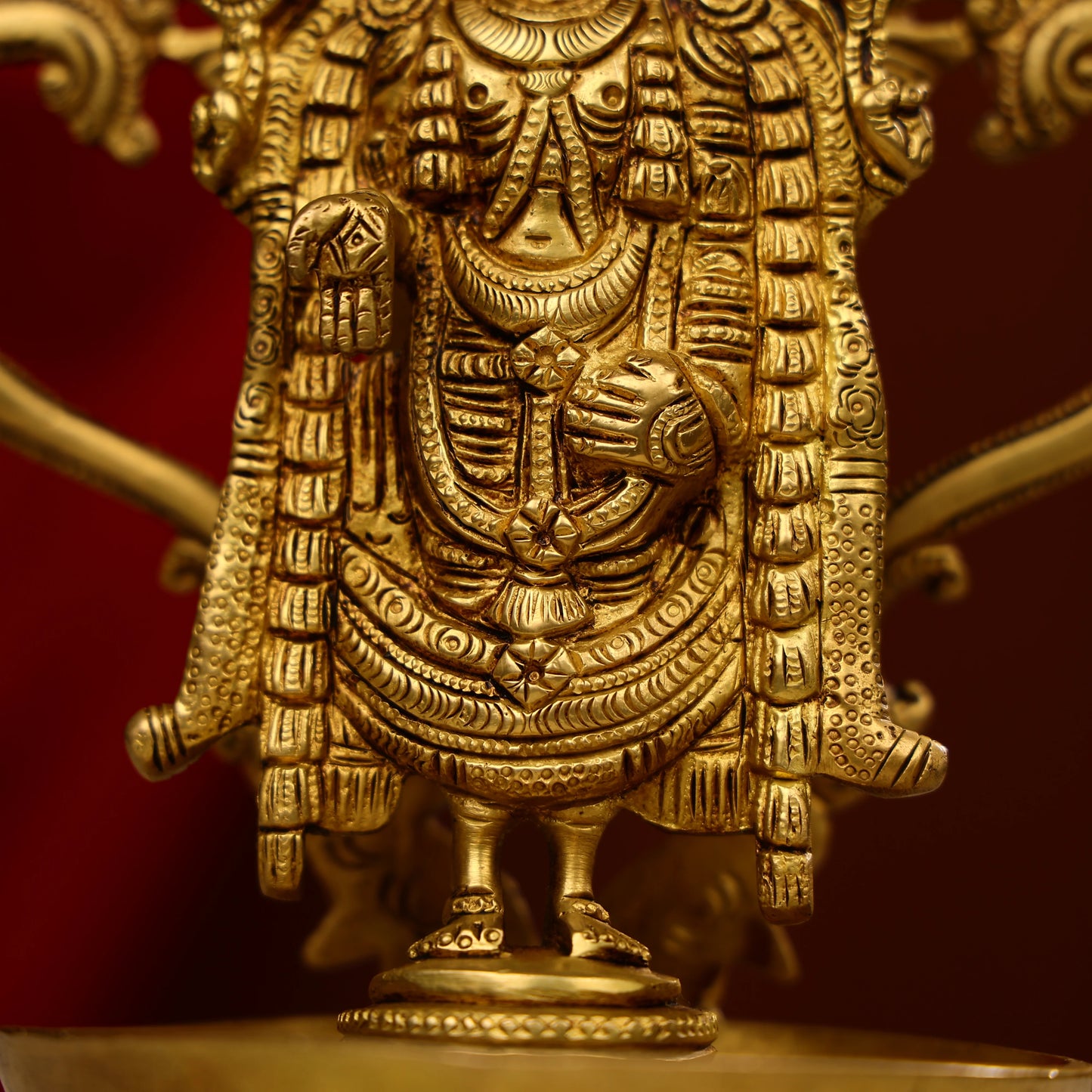 Super Fine Brass Tirupati Balaji Venkateshwara Idol
