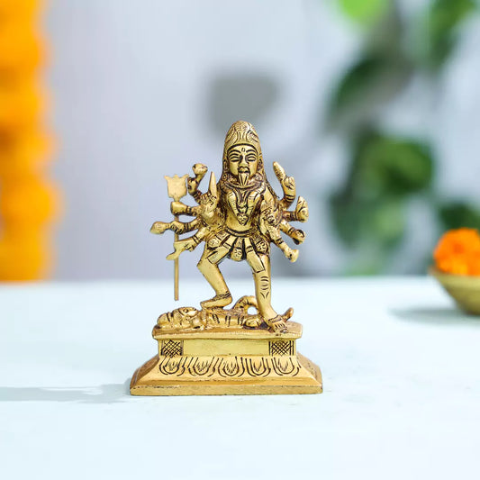 Brass Superfine Goddess Kali Idol