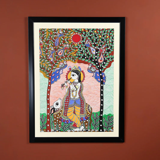 Lord krishna Art Wall hanging