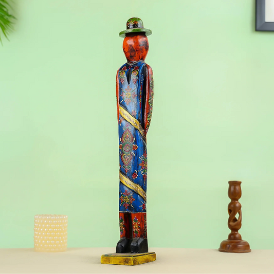 polished Eklavya Marble Statue