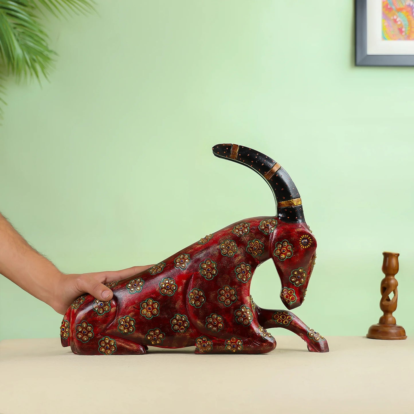 Wood HandCraft painted horse