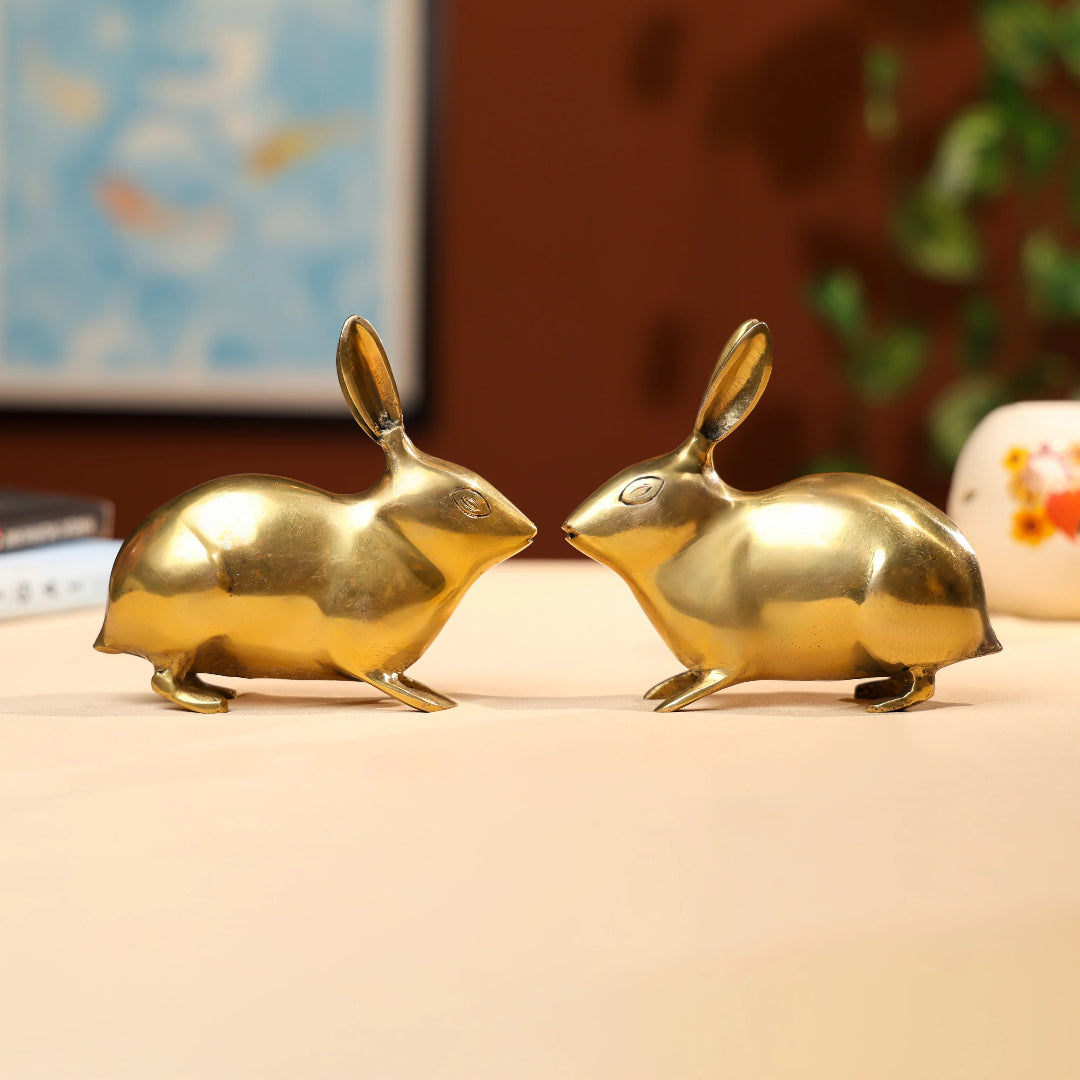 Brass Antique Rabbit 3