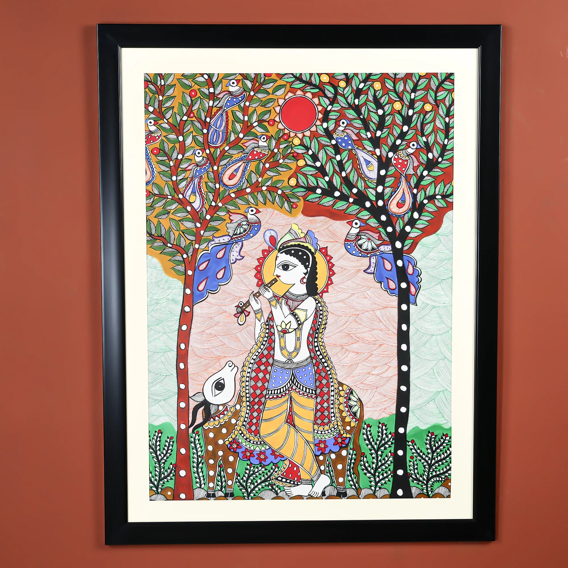 Lord krishna Art Wall hanging