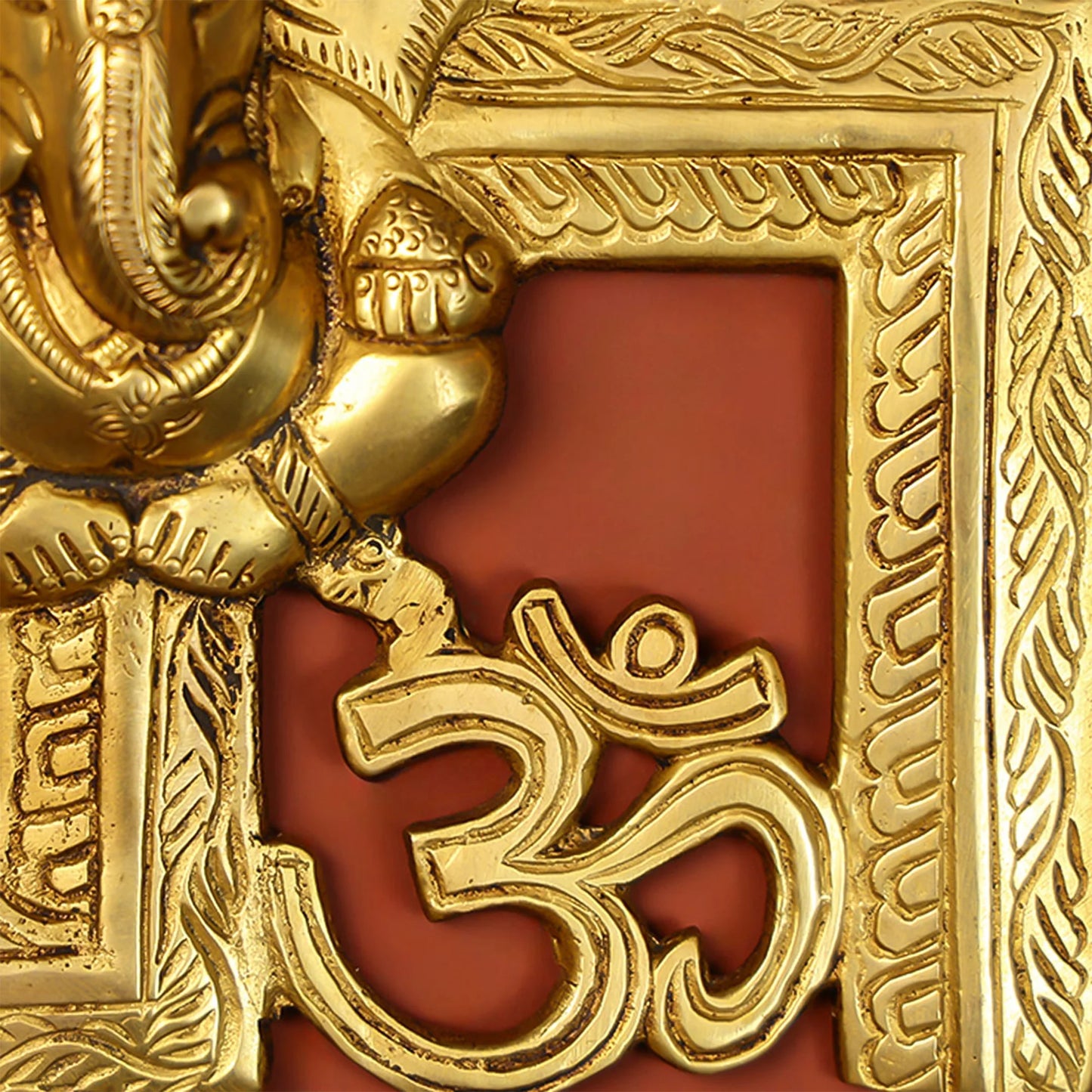 Brass Swastik Ganesha OM Statue