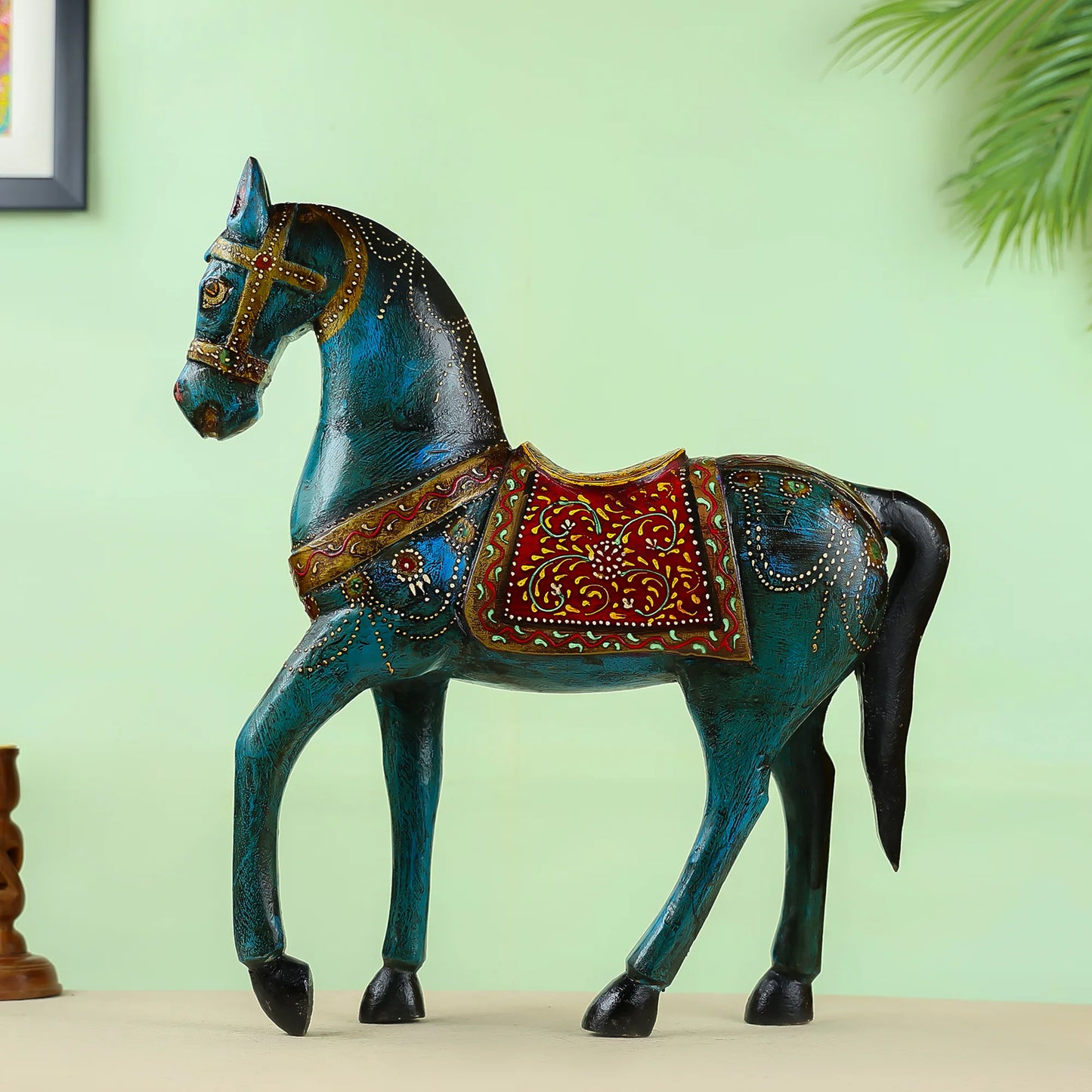 Wood Painted Horse
