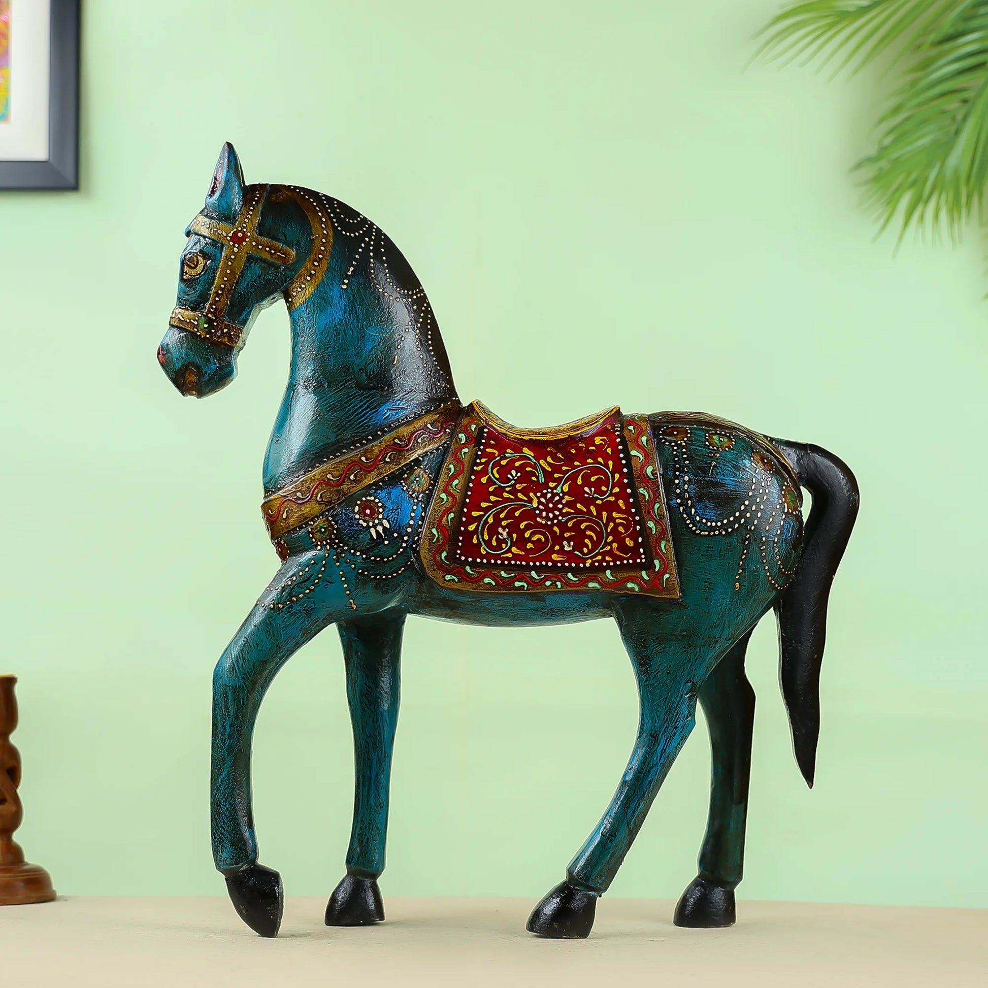 Wood Painted Horse
