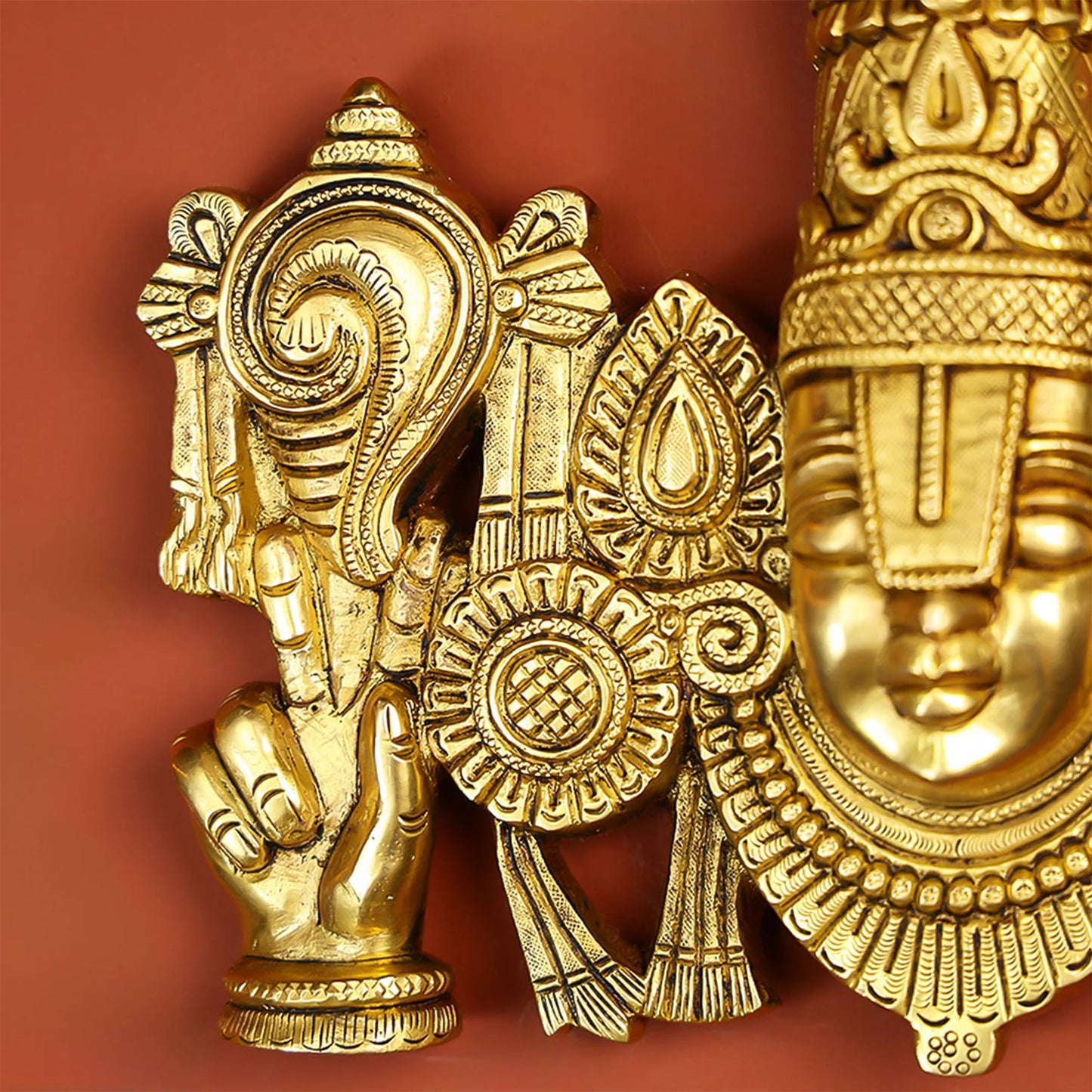 Brass Lord Tirupati Balaji Wall Hanging