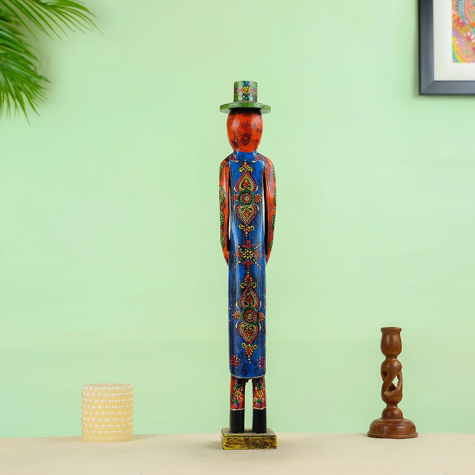 polished Eklavya Marble Statue