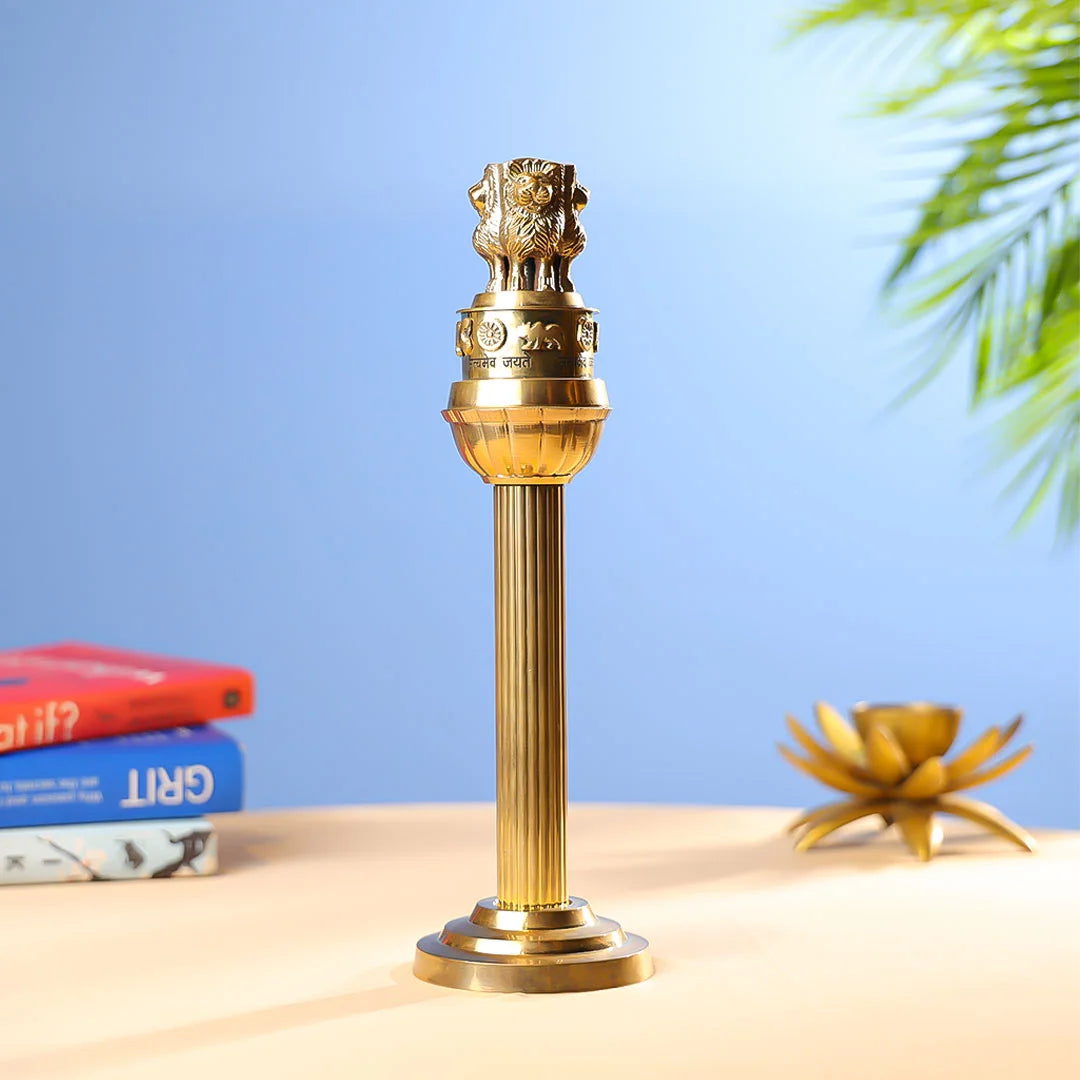 Brass Ashoka Pillar