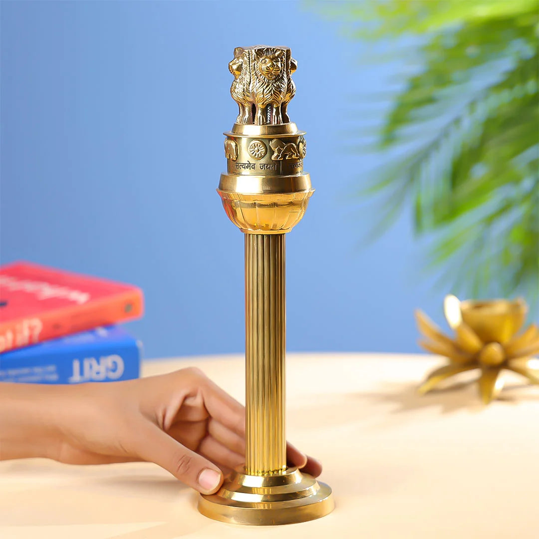 Brass Ashoka Pillar