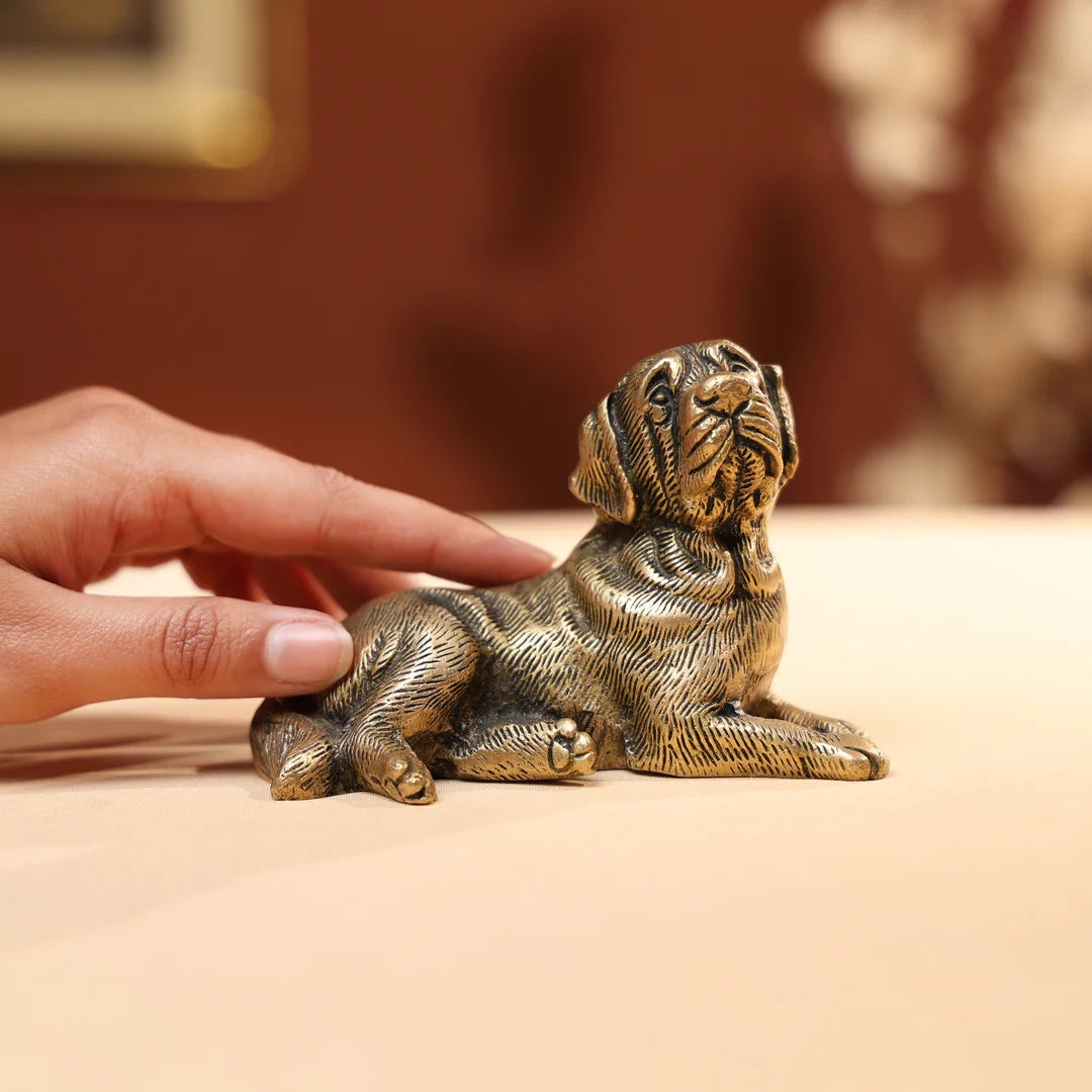 BrassDogSeatedCreature_4