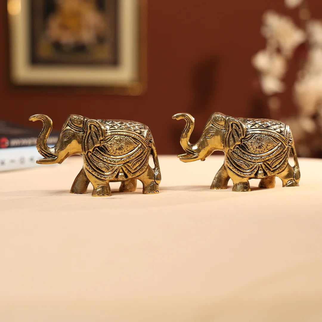 BrassElephantPair_3