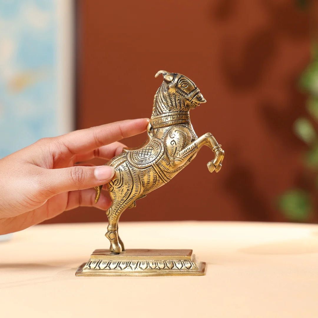 BrassGallopingHorseSetof2_5