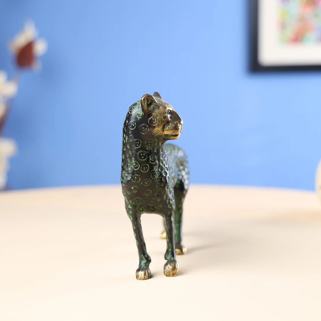 BrassGreenColouredJaguar_1