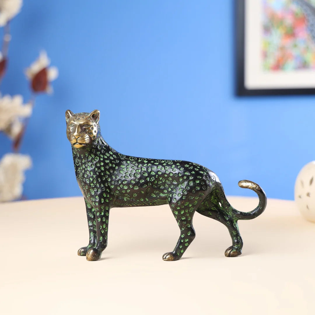 BrassGreenColouredJaguar_5