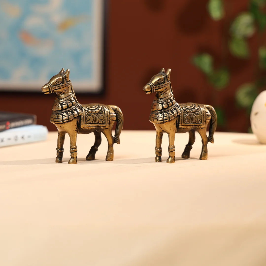 BrassHorseAntique_2