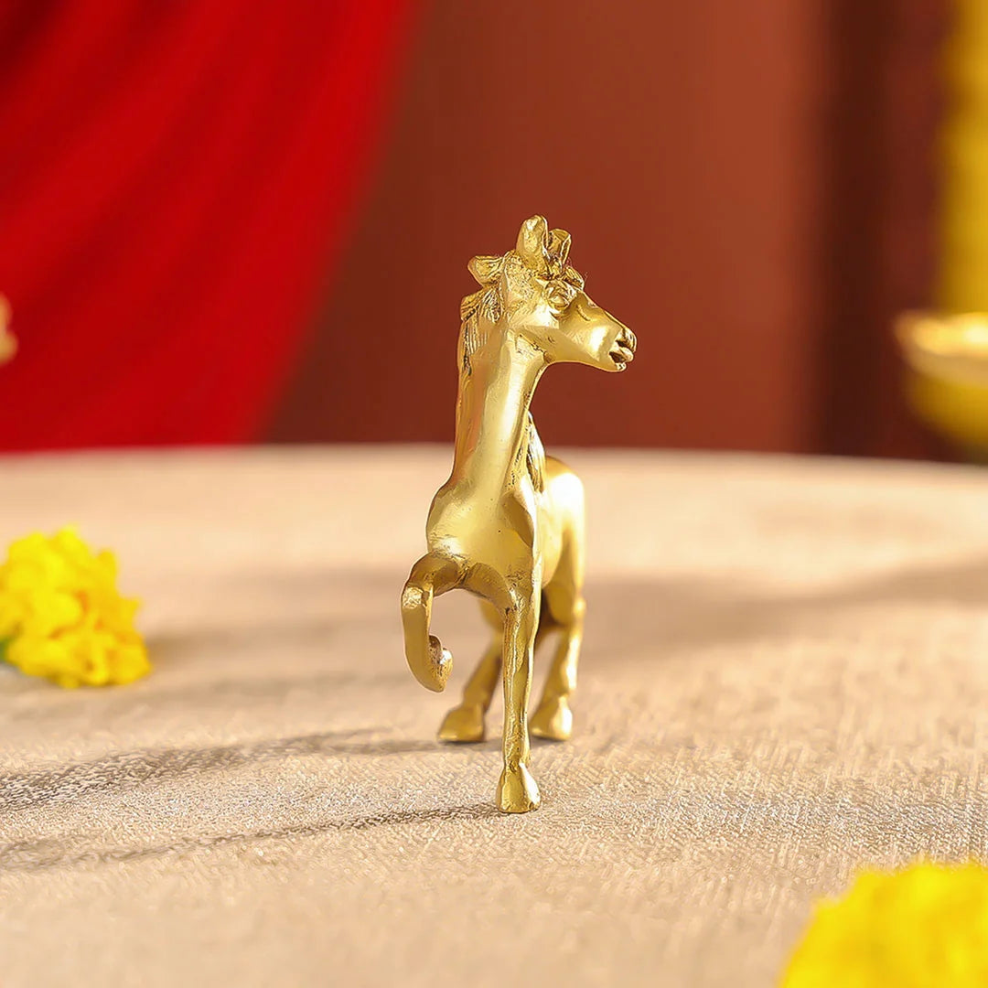 Brass Horse Table Decor