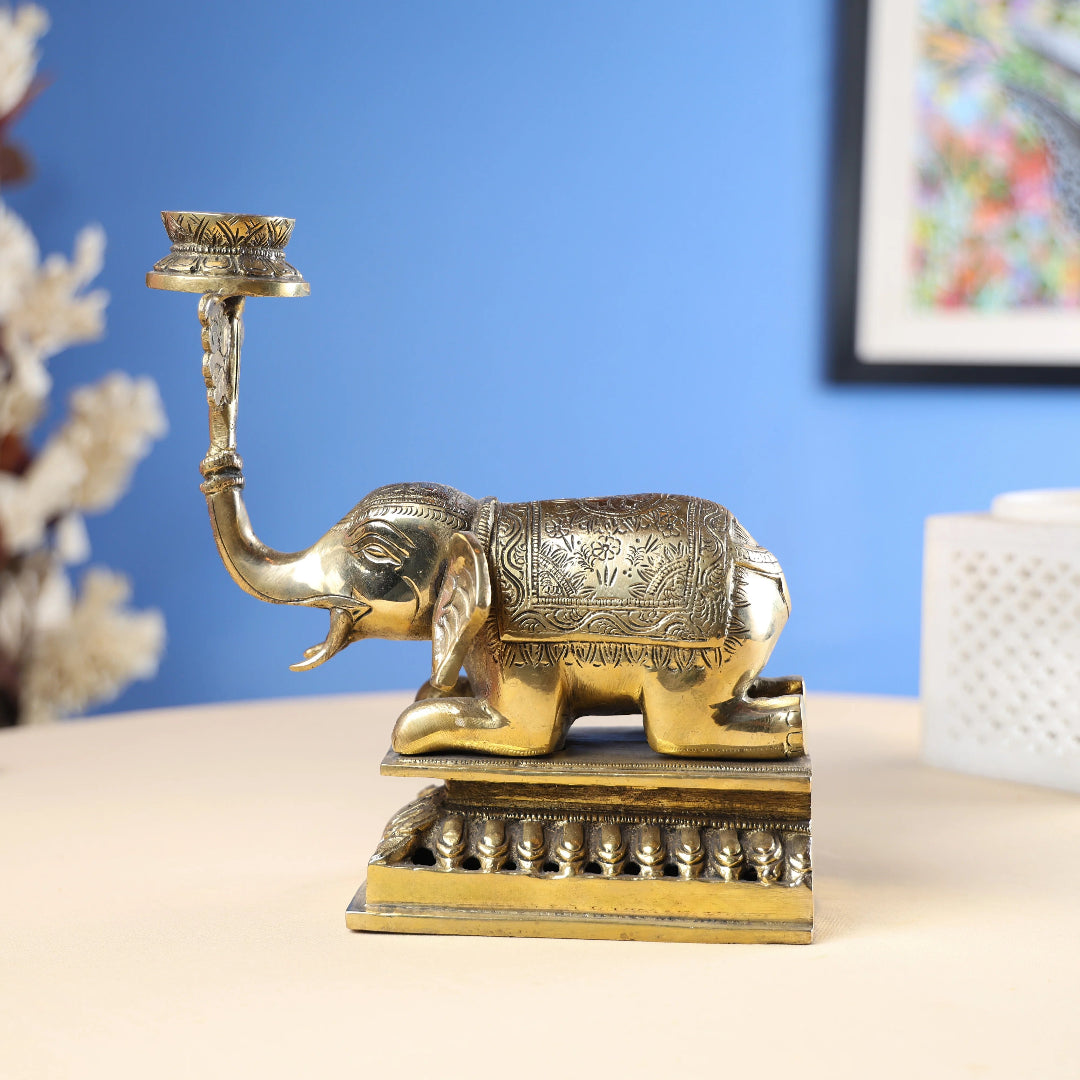 Brass Antique Elephant 1