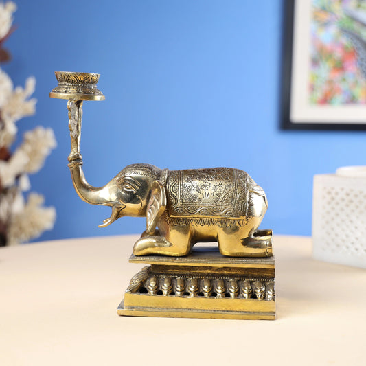 Brass Antique Elephant 1