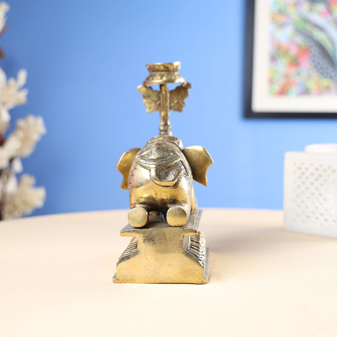 Brass Antique Elephant 3
