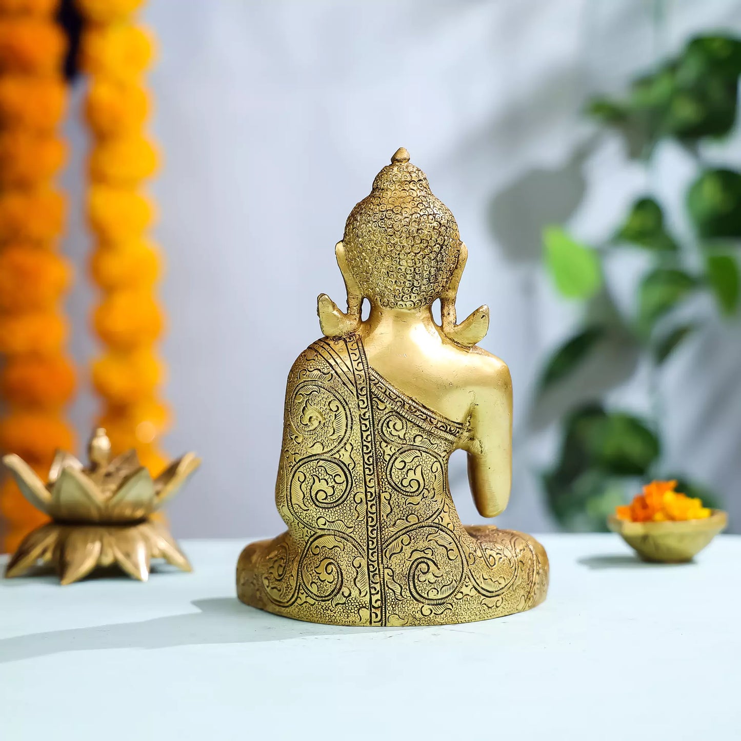 Brass Lord Buddha in Vitarka Mudra 2