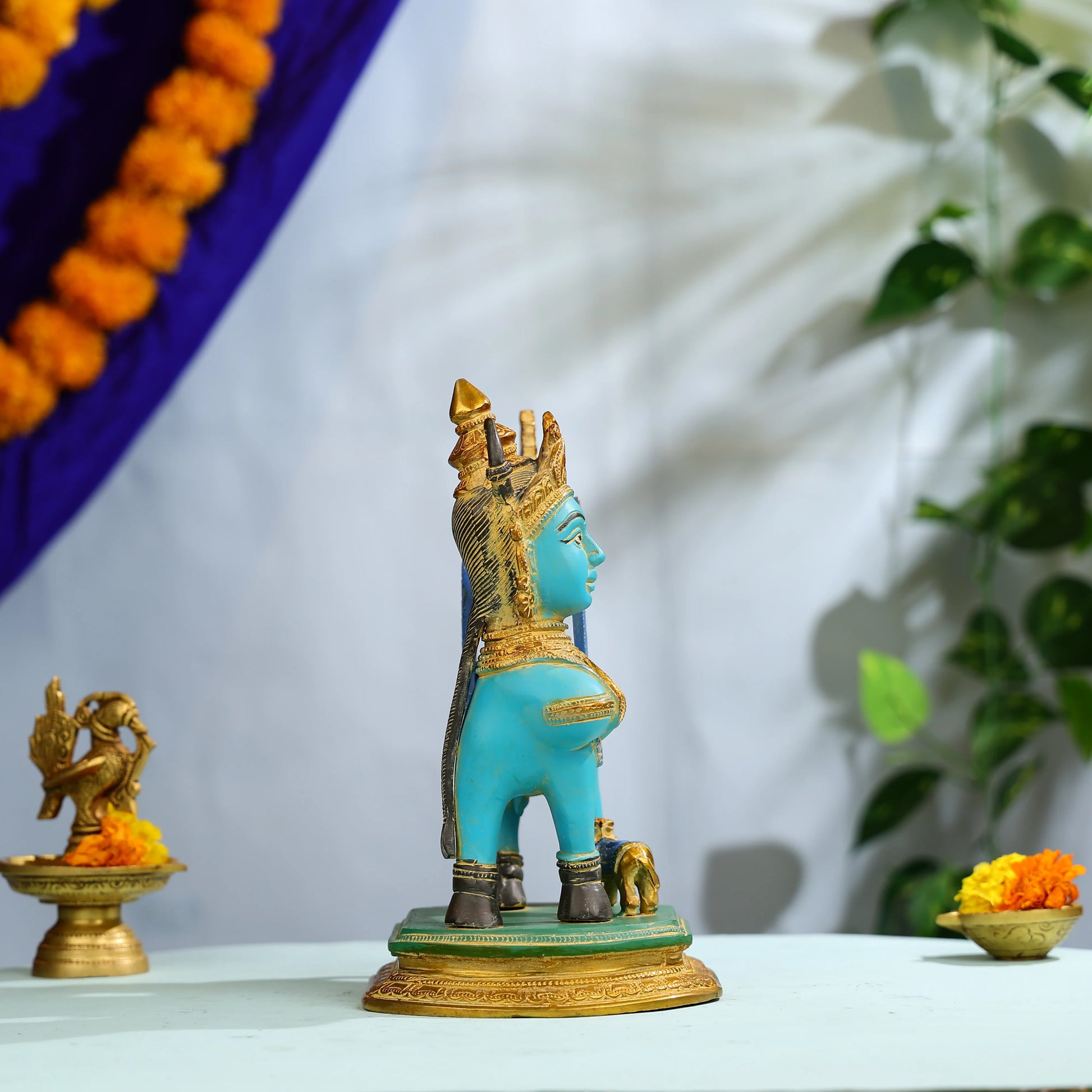 Brass_Mata_Kamdhenu_Cow_With_Calf_Statue_5