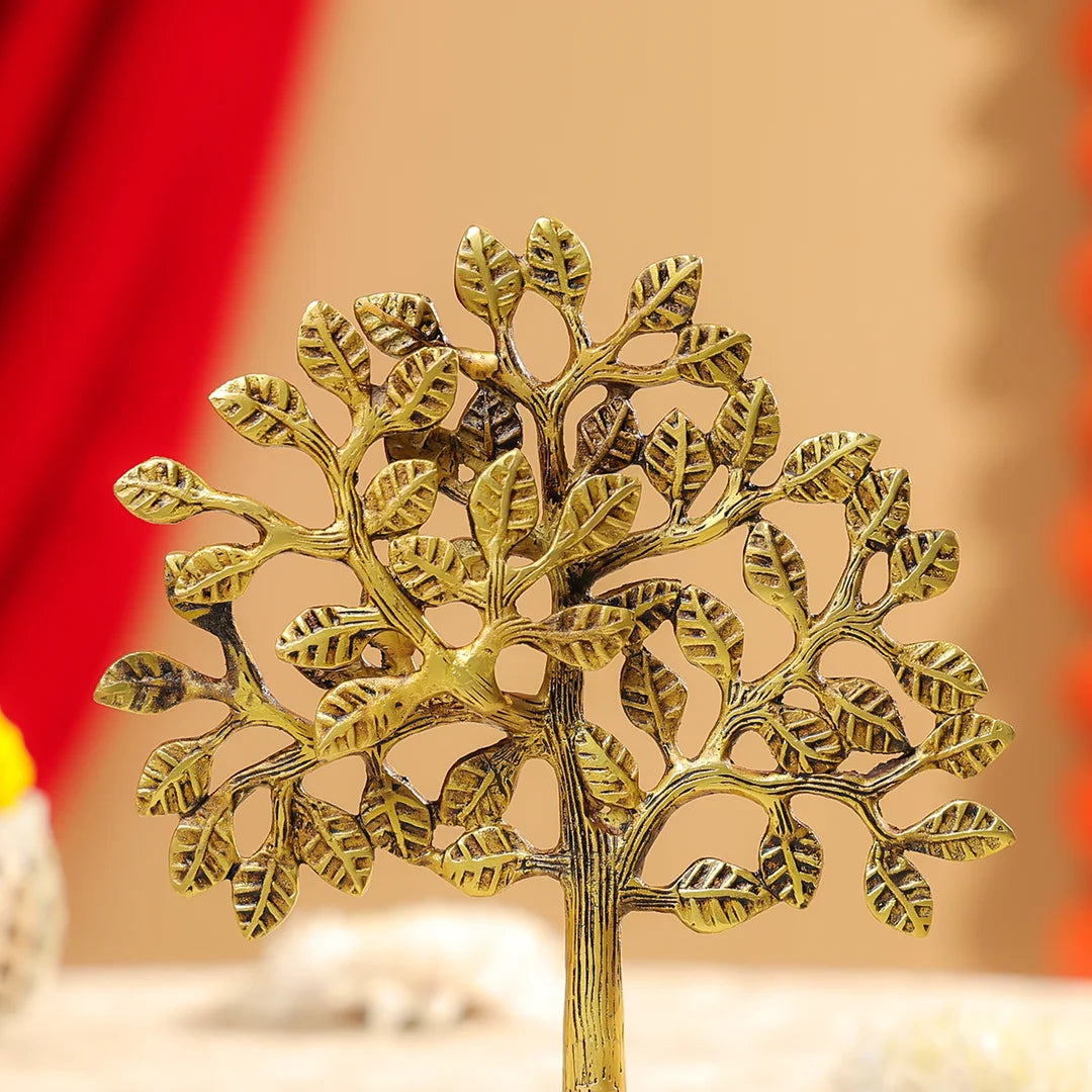 Brass Tree Of Life T-Light Holder