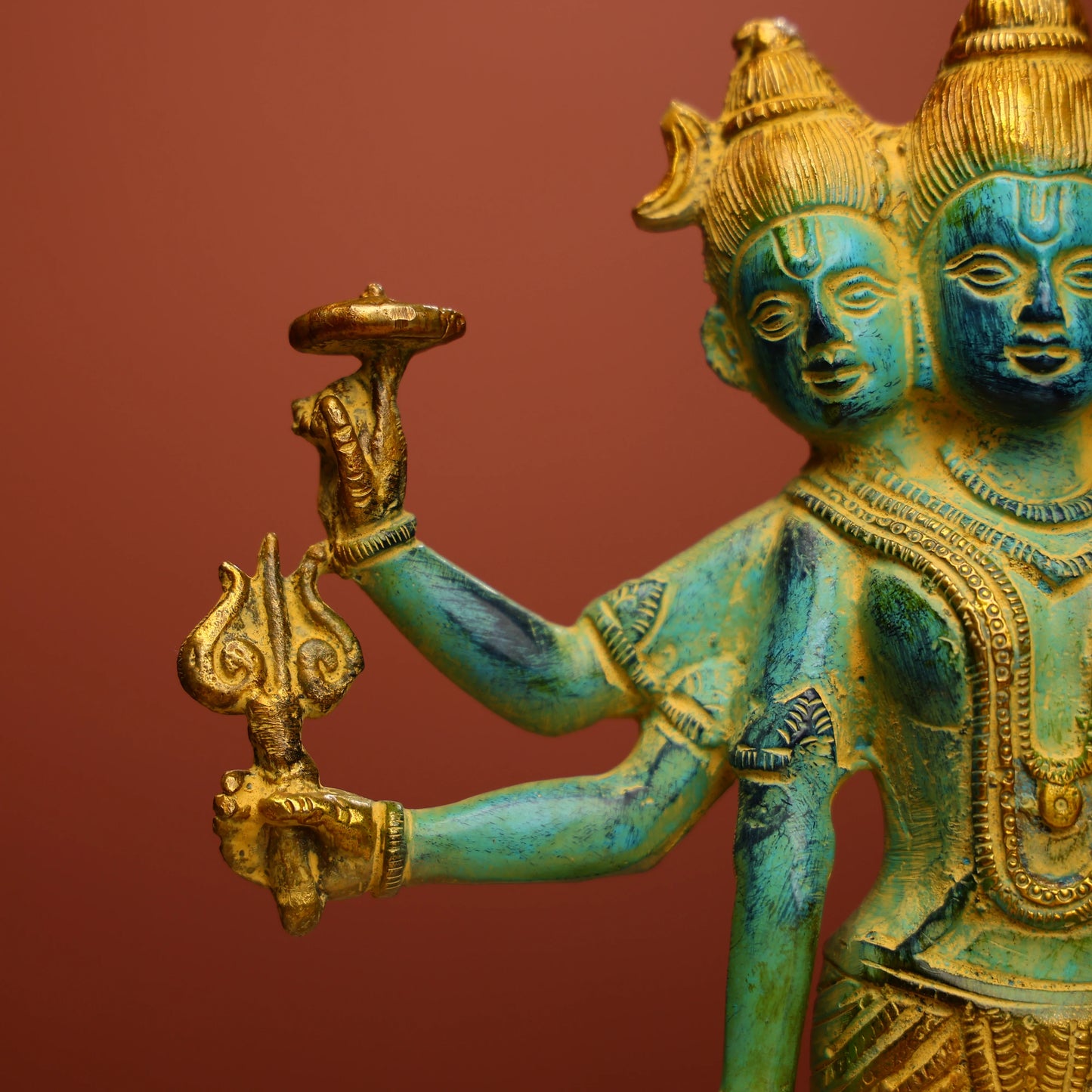 Brass Lord Dattatreya Idol