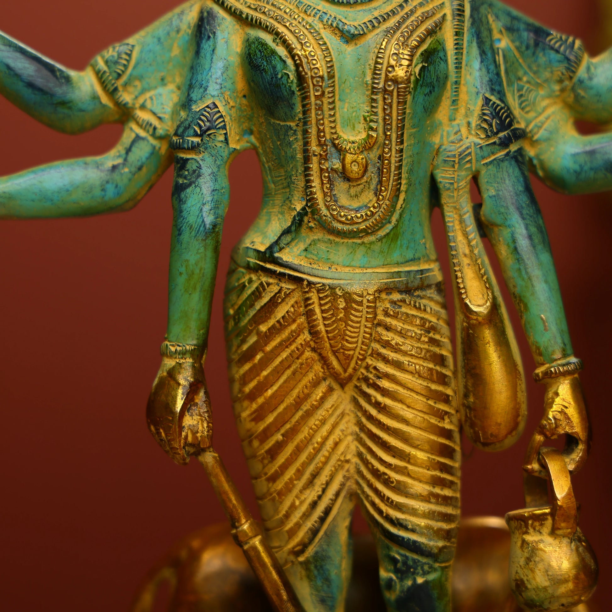 Brass Lord Dattatreya Idol