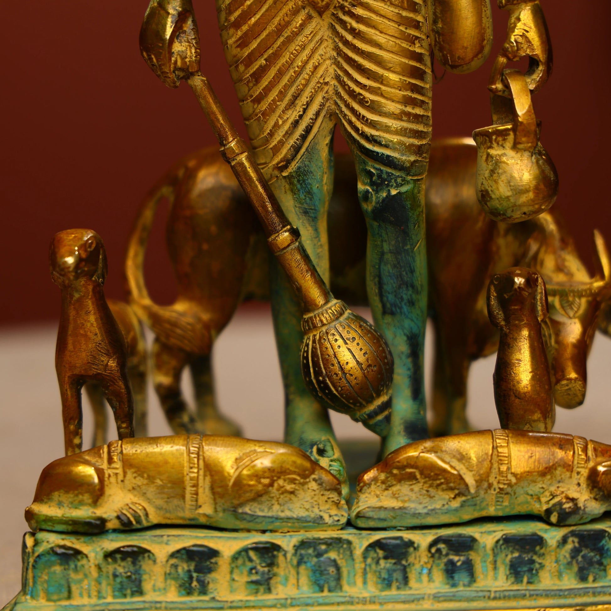 Brass Lord Dattatreya Idol