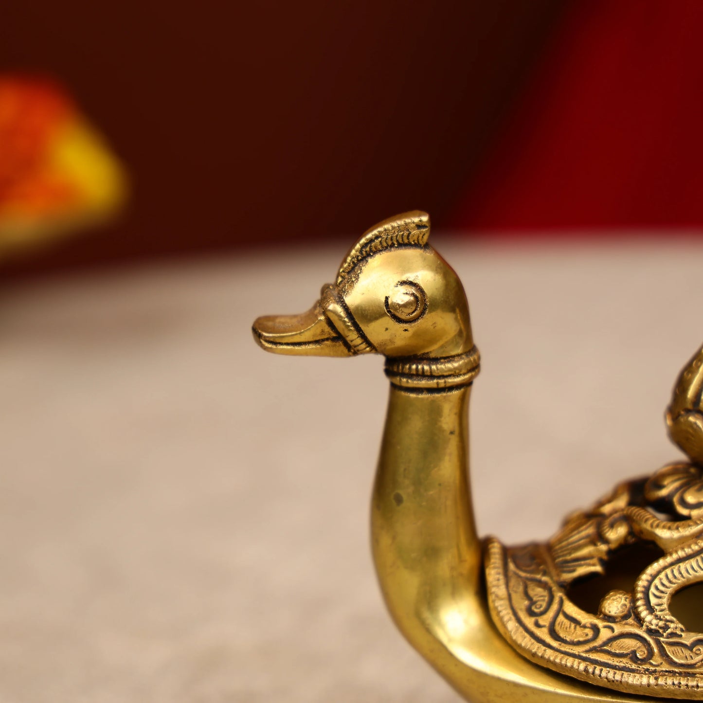 Brass Duck-Shaped Dhoop Dani