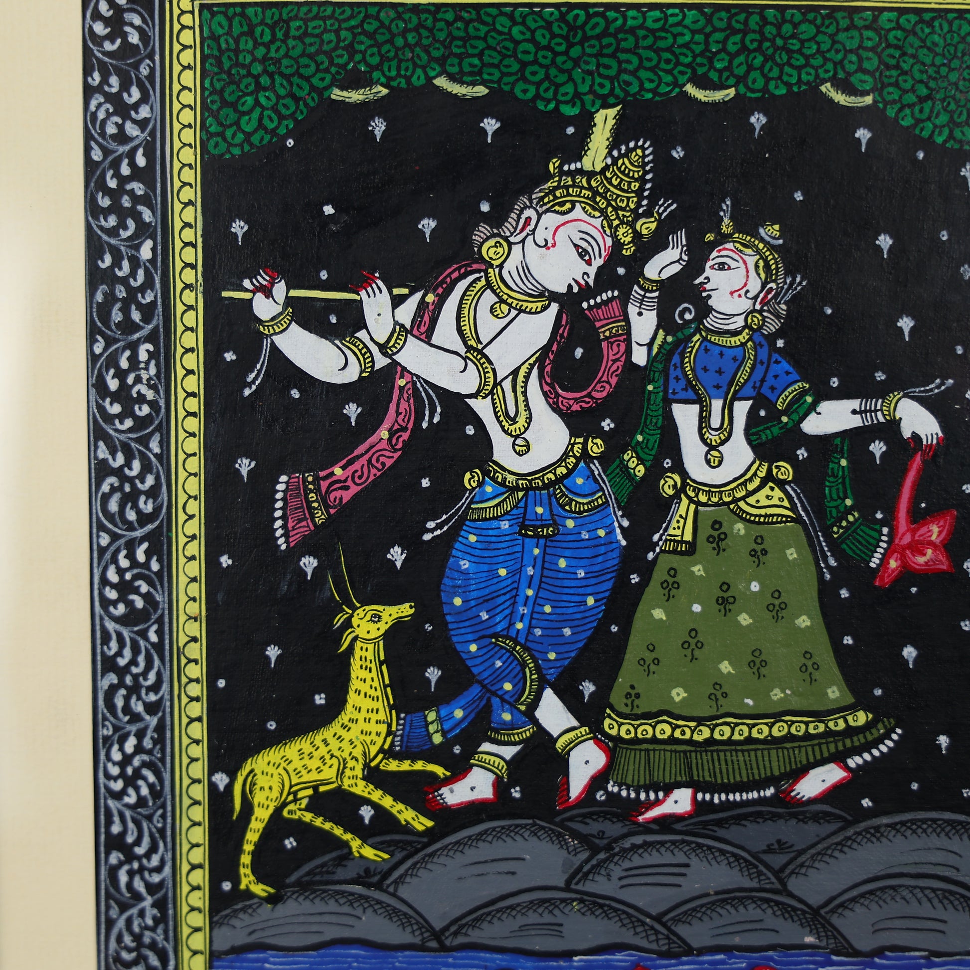 Radha krishna Wall painting