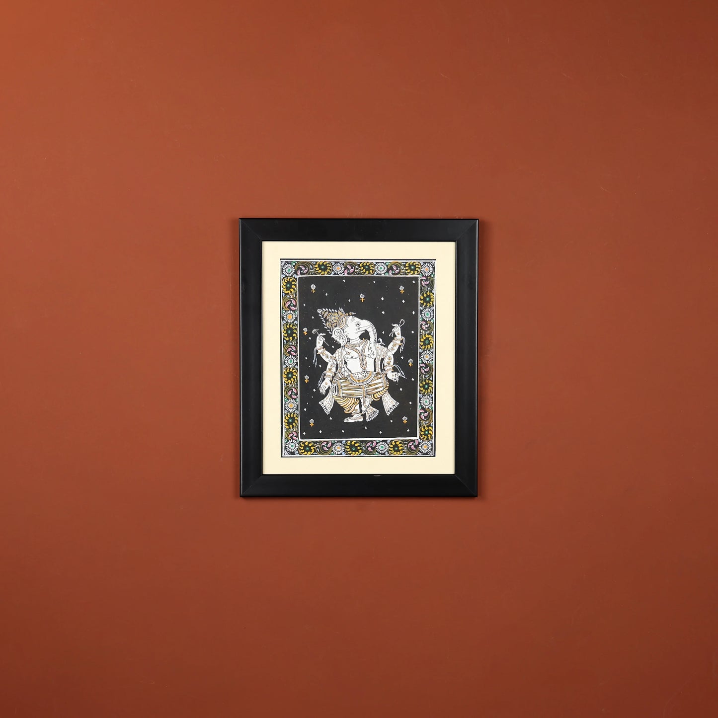 Lord Ganesha Dancing With Dhol Painting