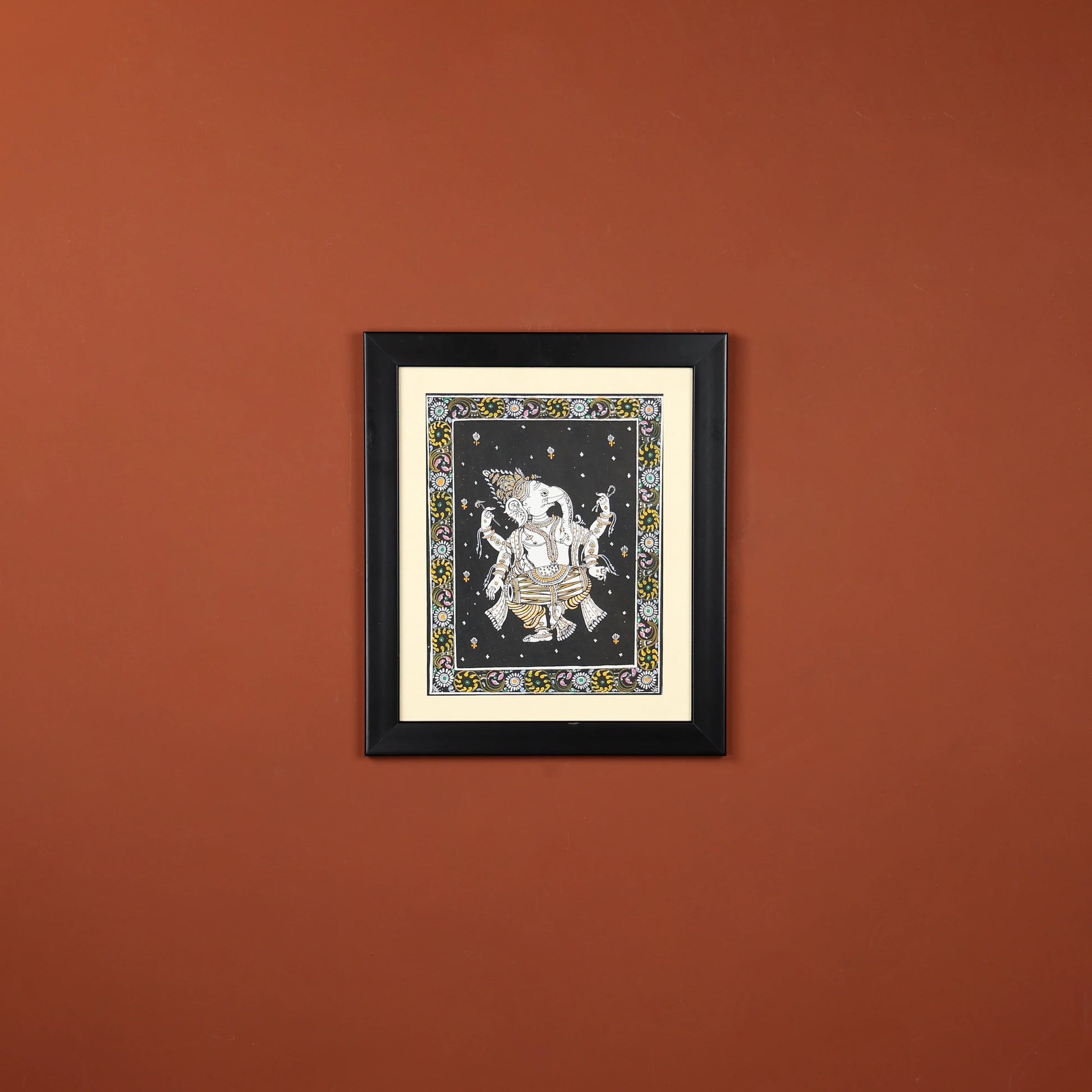 Lord Ganesha Dancing With Dhol Painting