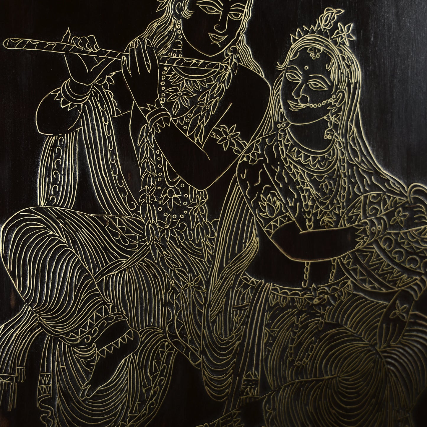 Radha krishna Wall Painting