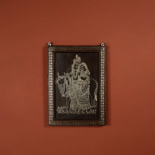 Radha Krishna Wall painting