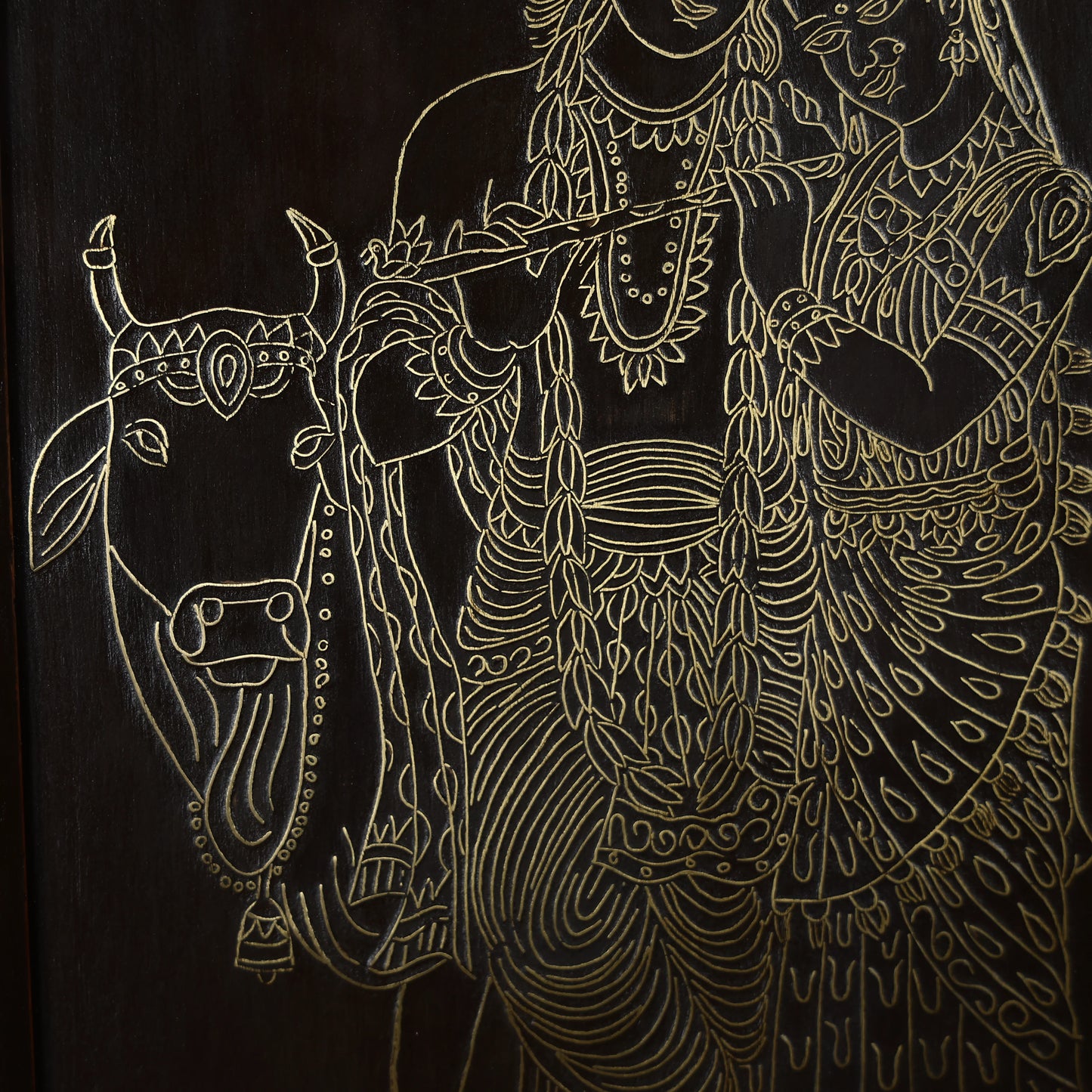Radha Krishna Wall painting