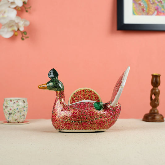 Paper Mache Crafted & Handpainted Duck