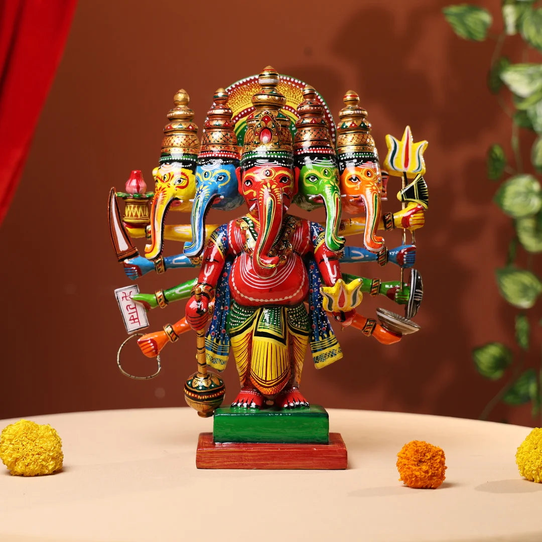 LacquerWoodenHandpaintedLordGanesha8_5