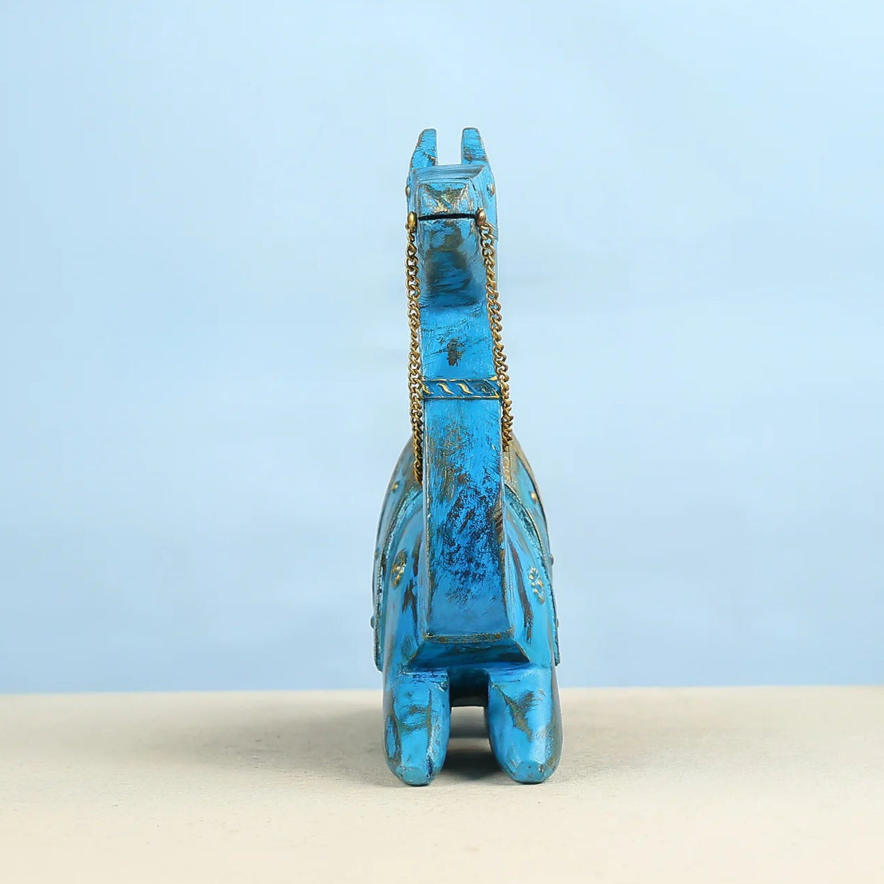 Royal Blue Handcrafted Camel