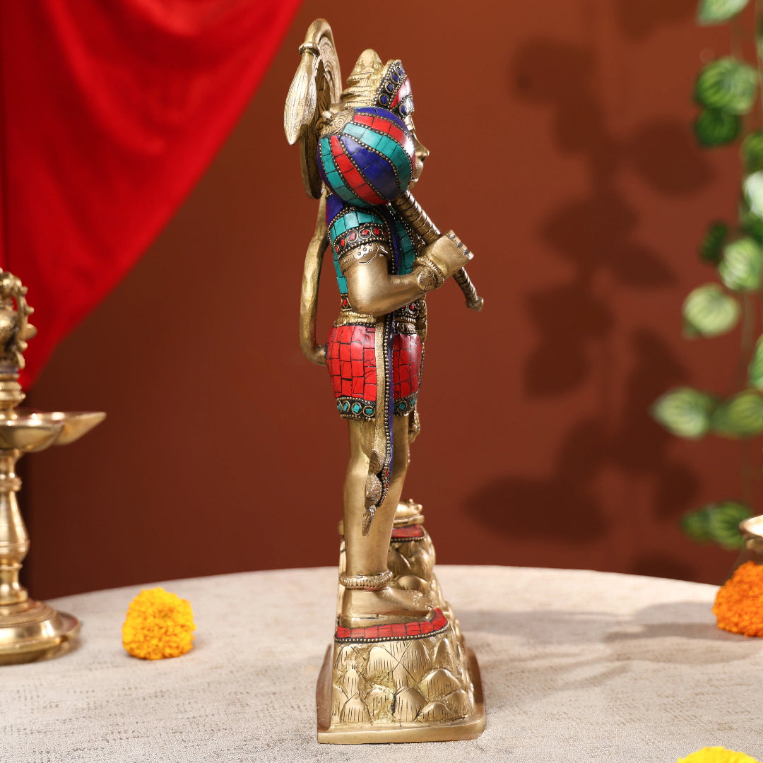 Sanjeevani Lord Hanuman with Stone Work  4