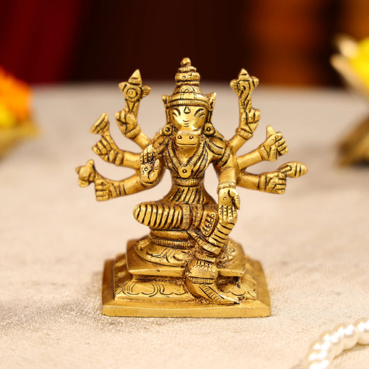 Brass Goddess Varahi Amman Idol