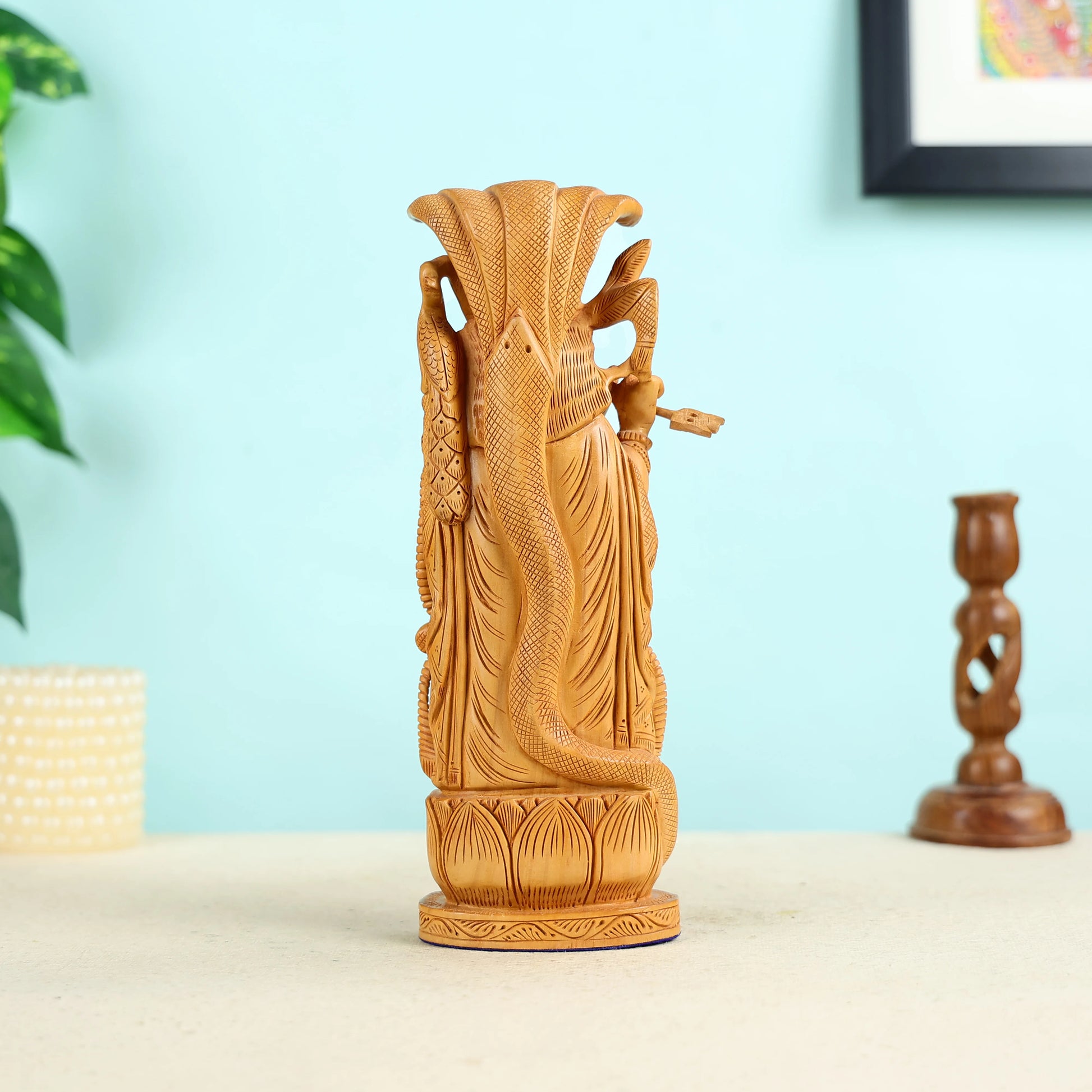 Wooden_Lord_Krishna_Playing_Flute_Statue_4