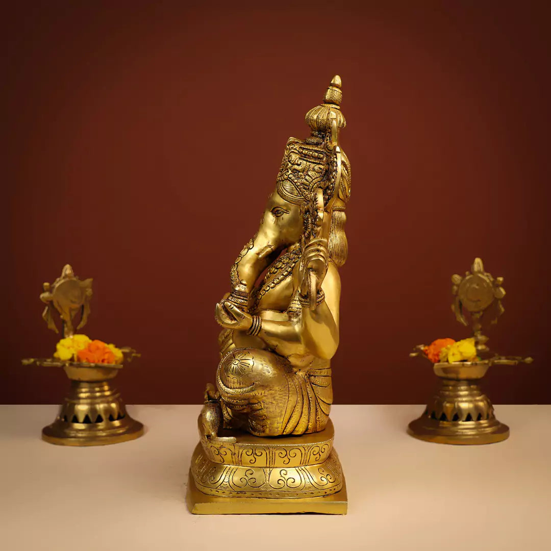 Brass Ganesha Statue