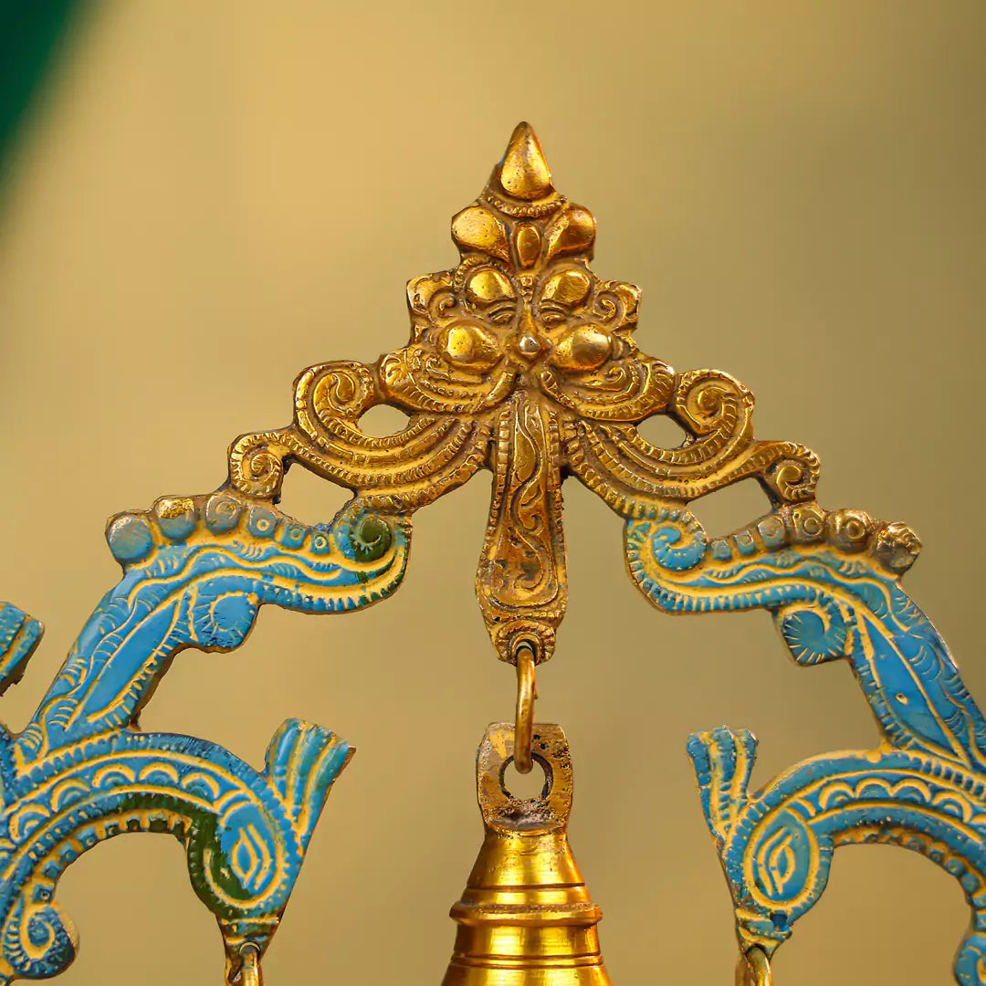 Lord Ganesh On A Swing Brass