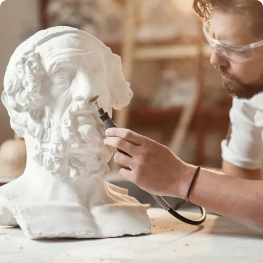 Ceramics Statue