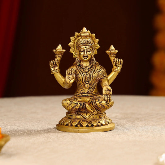 Why Brass Lakshmi Idols Are A True Symbol of Wealth and Purity