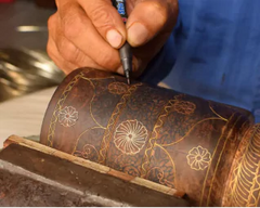 Tarkashi Art: The Ancient Craft of Metal Wire Inlay In Wood