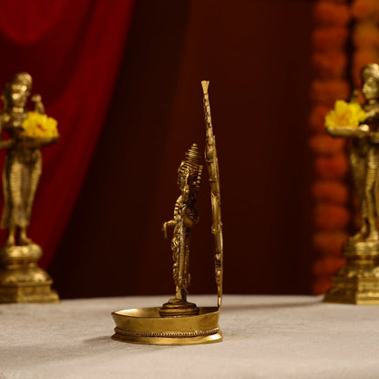 10" Super Fine Brass Tirupati Balaji Venkateshwara Idol