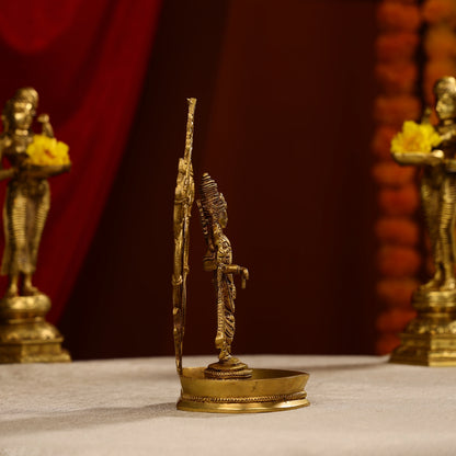 10" Super Fine Brass Tirupati Balaji Venkateshwara Idol